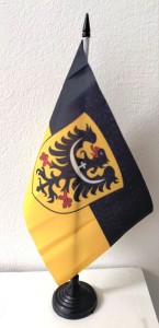 Flaga całego / Dolnego Śląska na biurko / stół